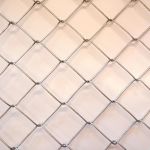 Chain link mesh close-up