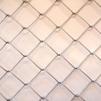 Chain link mesh close-up