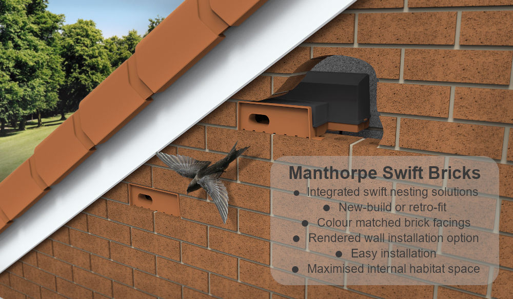 Manthorpe Swift Nesting Brick